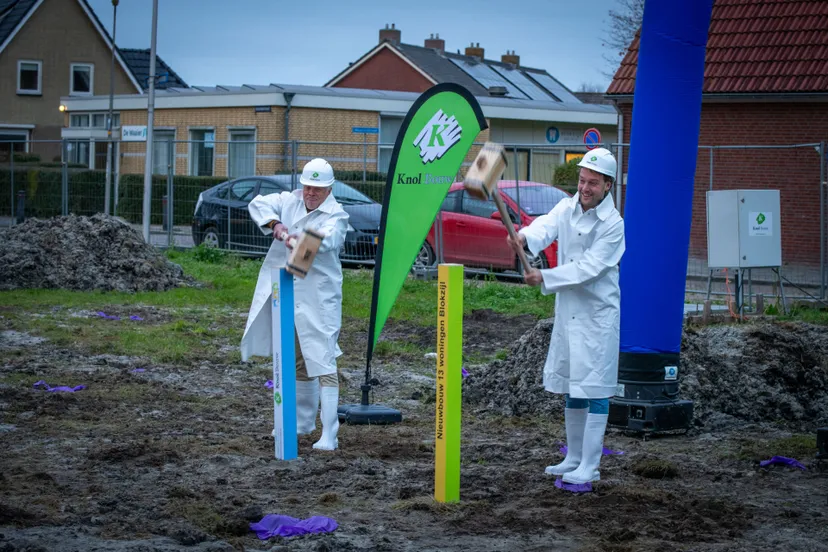 eerste paal nieuwbouw blokzijl 6164