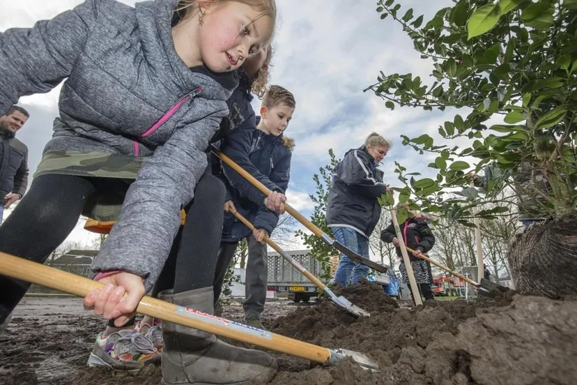 kinderen - bomenplanten
