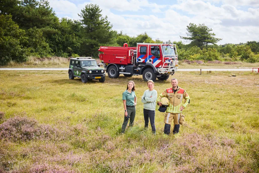 Natuurbrandpreventie - brandweer, gemeente en natuurbeheerder op Terschelling