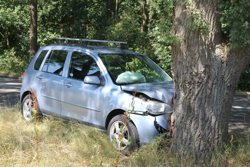 auto tegen boom taxandriabaan tilburg