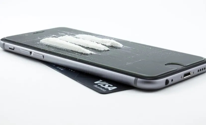 cocaine op telefoon