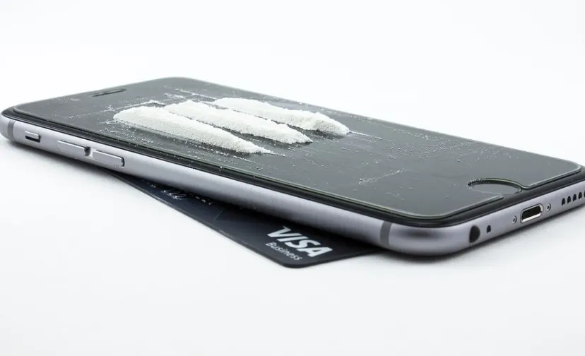 cocaine op telefoon