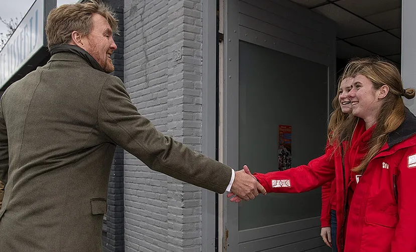 csm koning op bezoek in piushaven bij 9d6af447ea