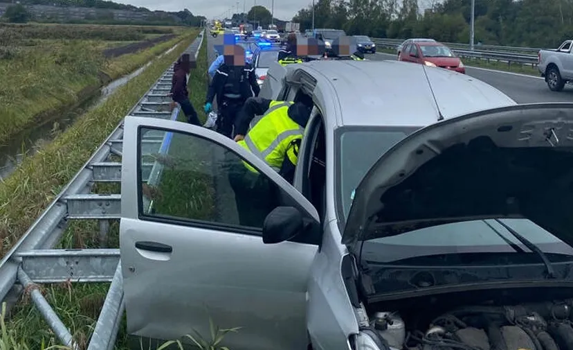 foto aanhouding a58 beste