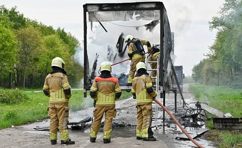 laadruimte in brand