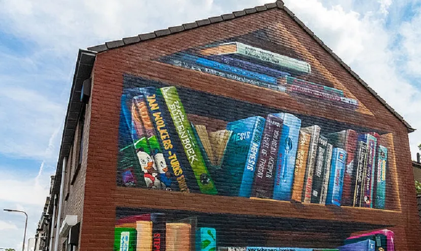 muurschildering drie fc08c2776e