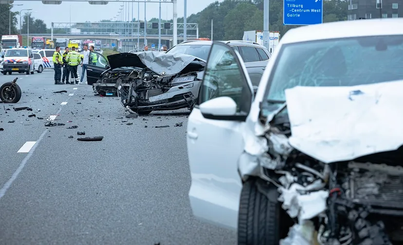 ongeluk a58 tilburg