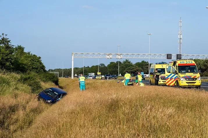 ongeluk a58 tilburg gilze