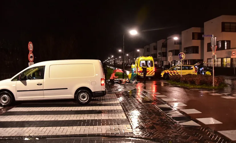 scooterijder aangereden