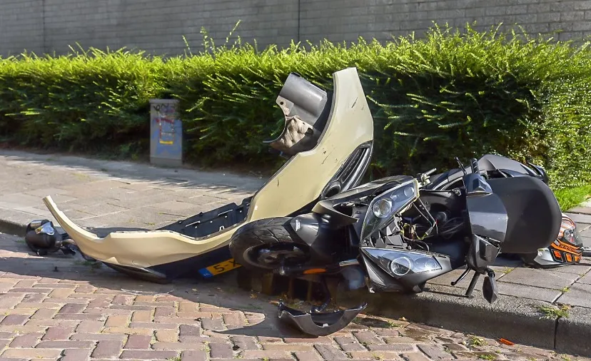 scooterrijder gewond