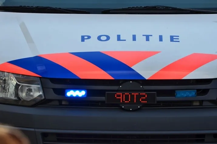 stockfoto politie auto
