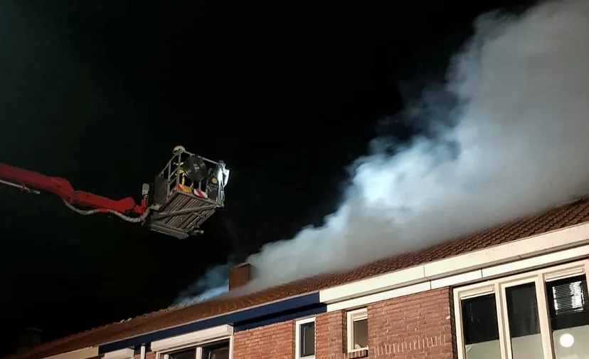 uitslaande brand zolder