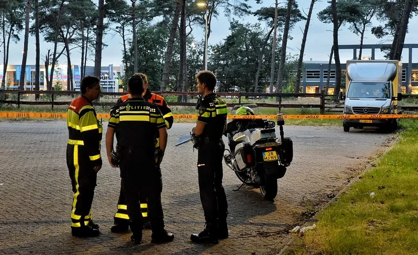 vrachtwagentje met drugsafval