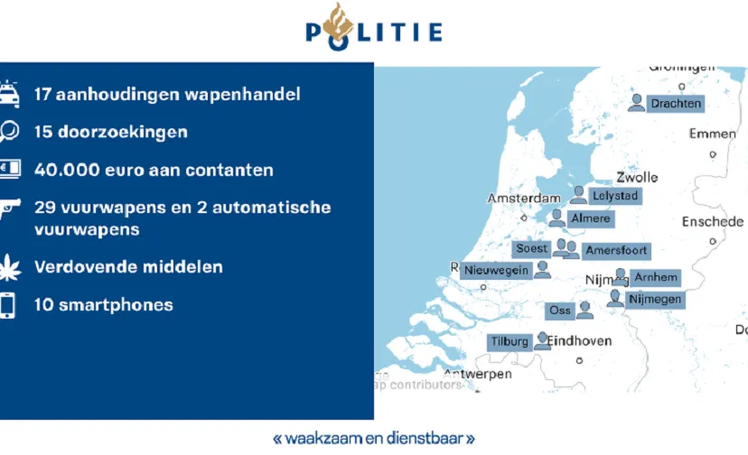 wapenhandel midden nederland