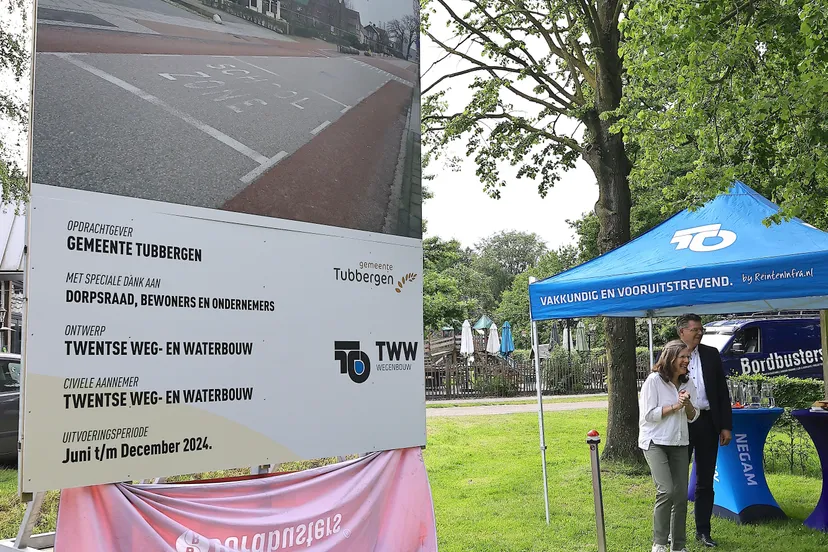 bord herinrichting almeloseweg