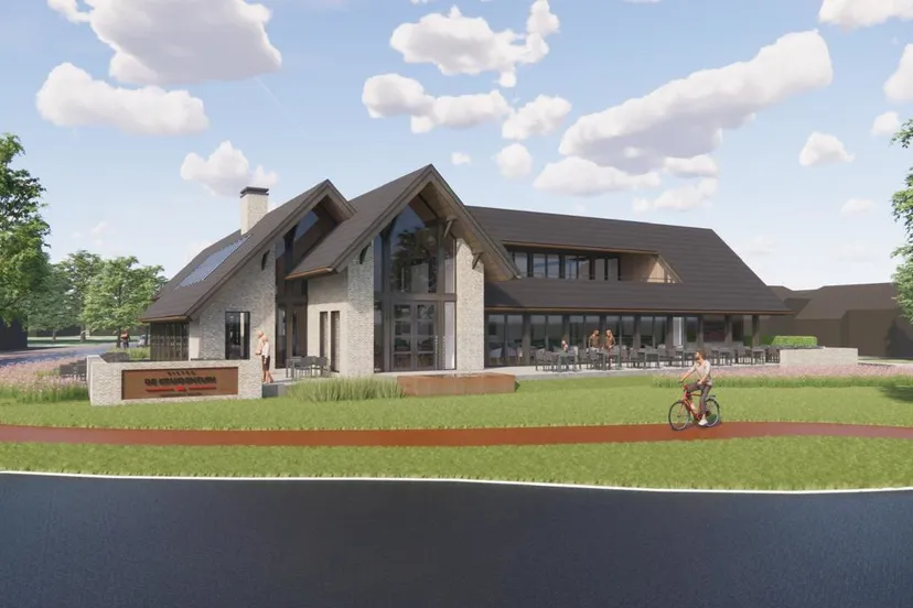 de kruidentuin achterzijde