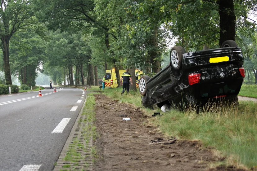 ongeval hardenbergeweg geesteren foto clemens brughuis 2