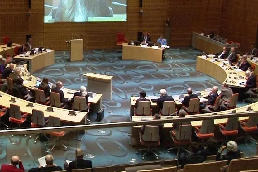 statenzaal met statenlen