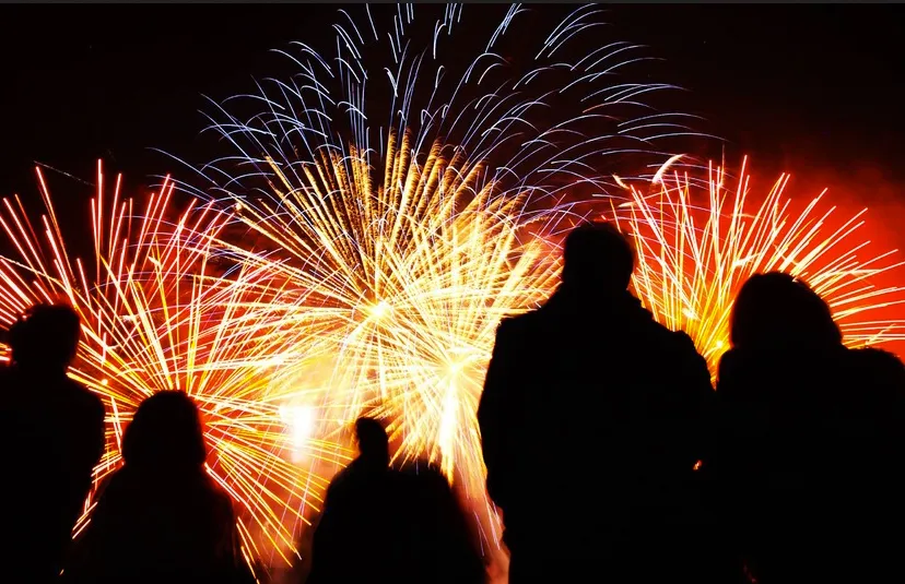 vuurwerkshow