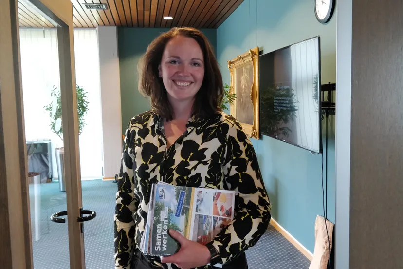 wethouder hilde berning is enthousiast aan de slag