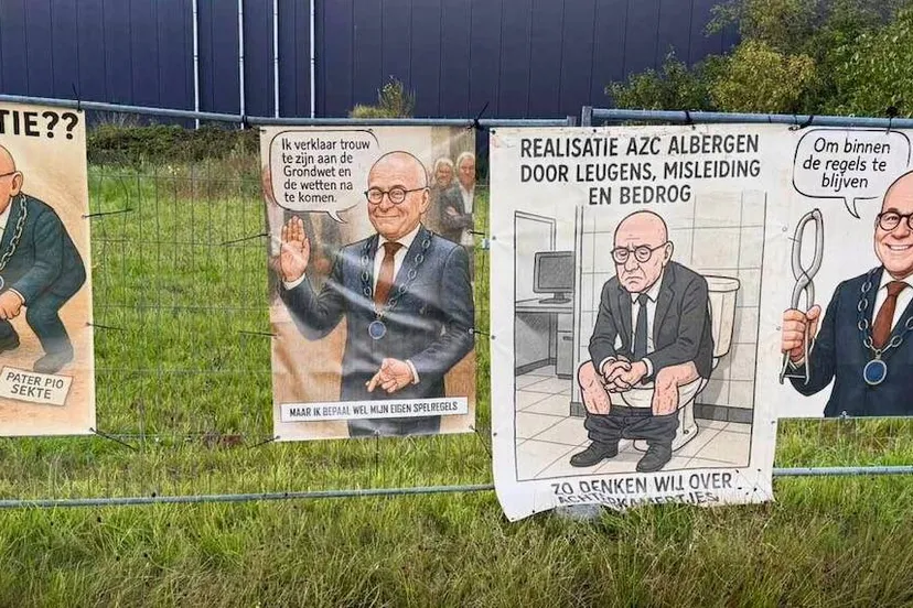 Posters burgemeester Postma