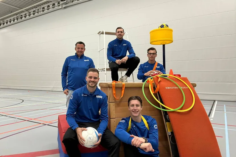 Tom, Ruben, Erik, Mick en Luuk