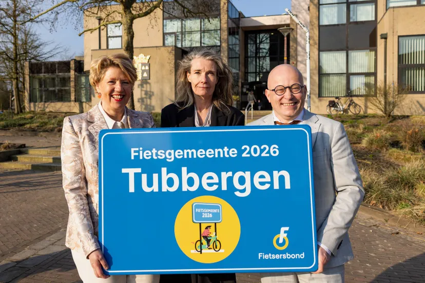 Wethouder, directeur Fietsersbond en burgemeester Tubbergen