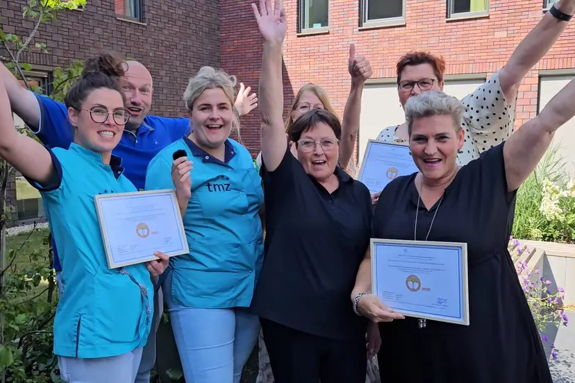 Bronzen certificaat Milieuthermometer Zorg voor TMZ