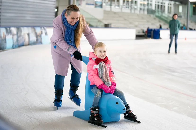 kerstvakantie op ijsbaan de meent