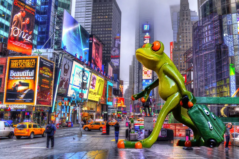 manhatten frog