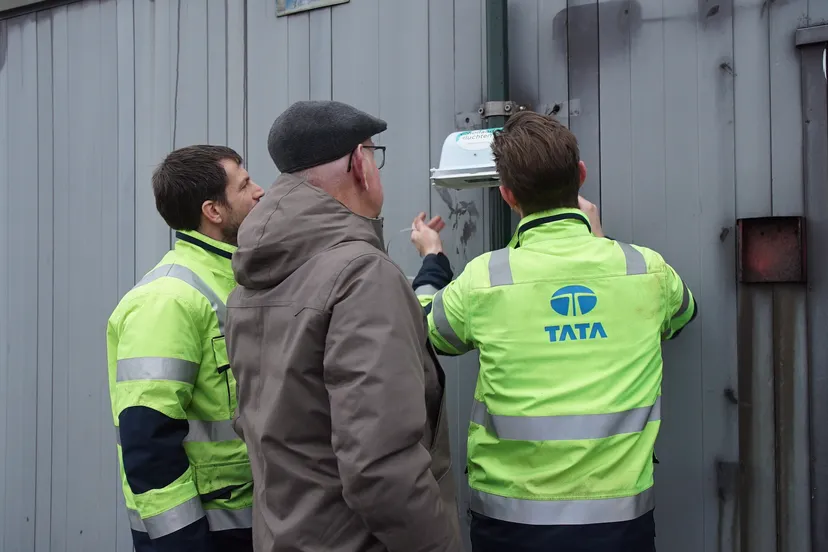 Ophangen sensor Hollandse Luchten