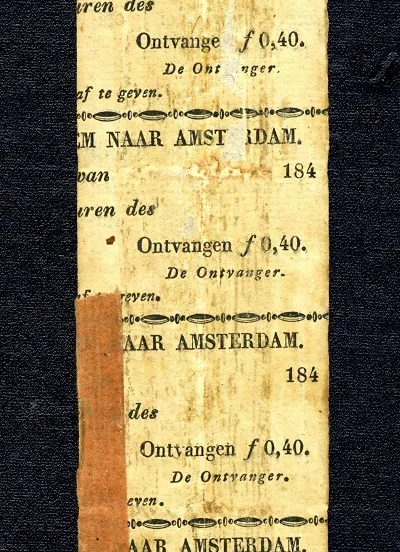 5 treinkaartjes 1840 klen