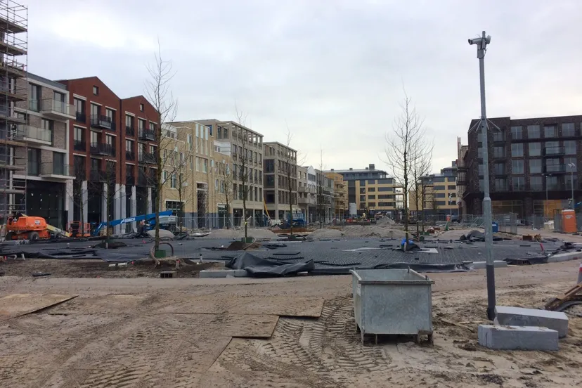 brusselplein in aanbouw