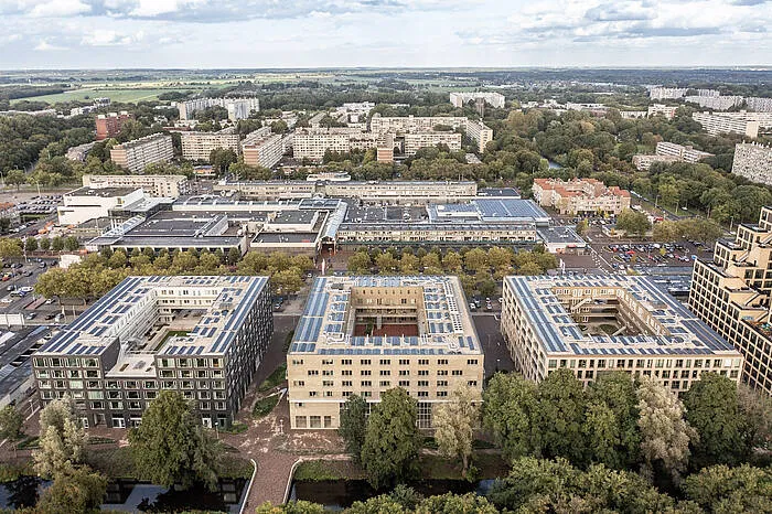 de buurt in overvecht