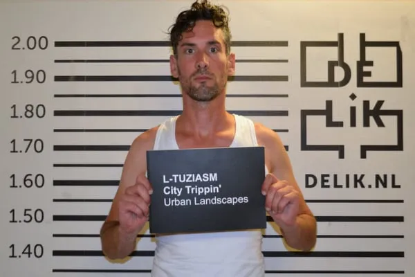 foto bij persbericht utrechtse kunstenaar l tuziasm gaat de gevangenis in klein