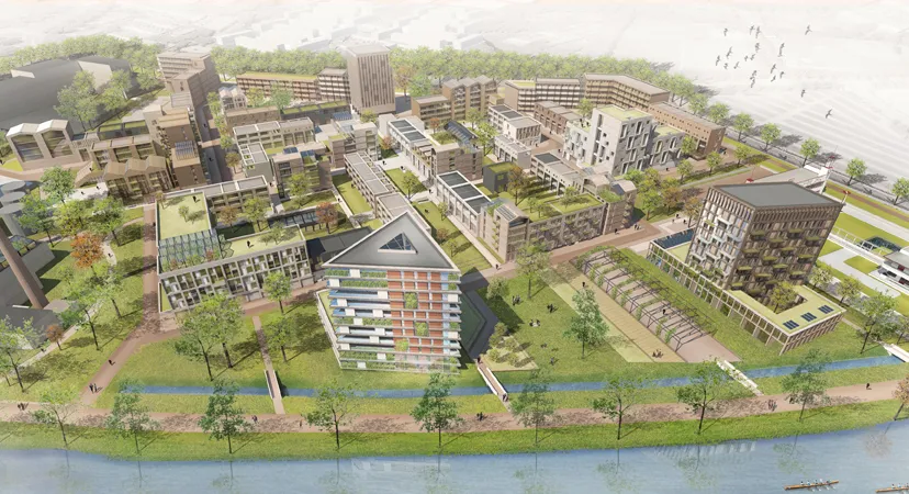 impressie stadswijk defensieterrein merwedekanaalzone