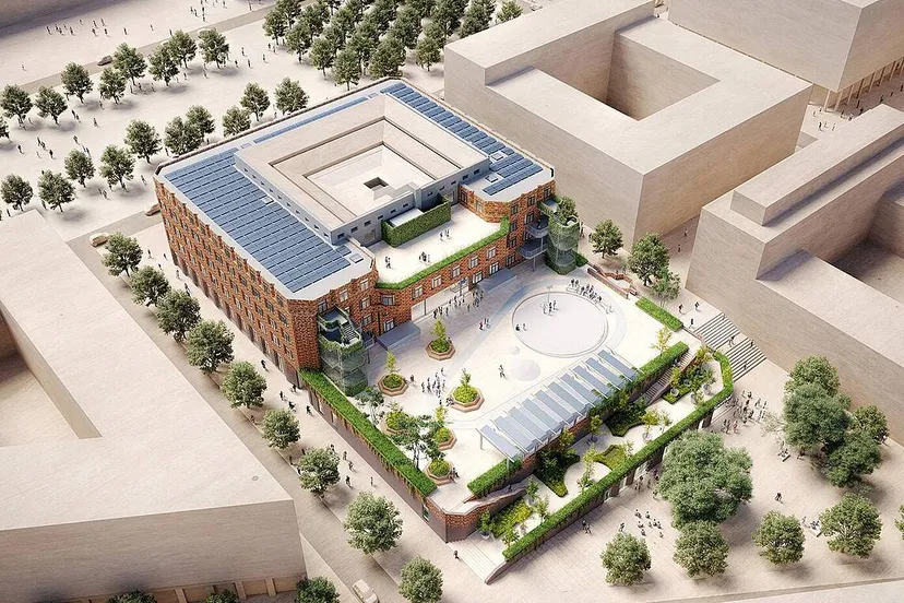 ingang sporthal en openbaar dakplein zagrebstraat f059e12fd1