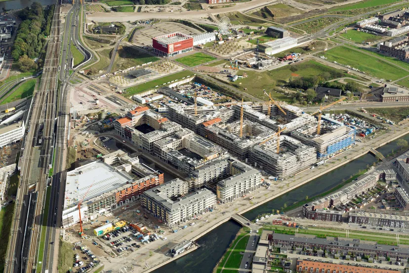 luchtfoto leidsche rijn centrum 2 november 2017