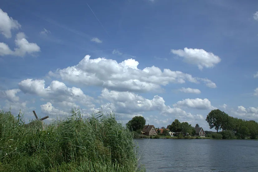 oud zuilen rivier de vecht