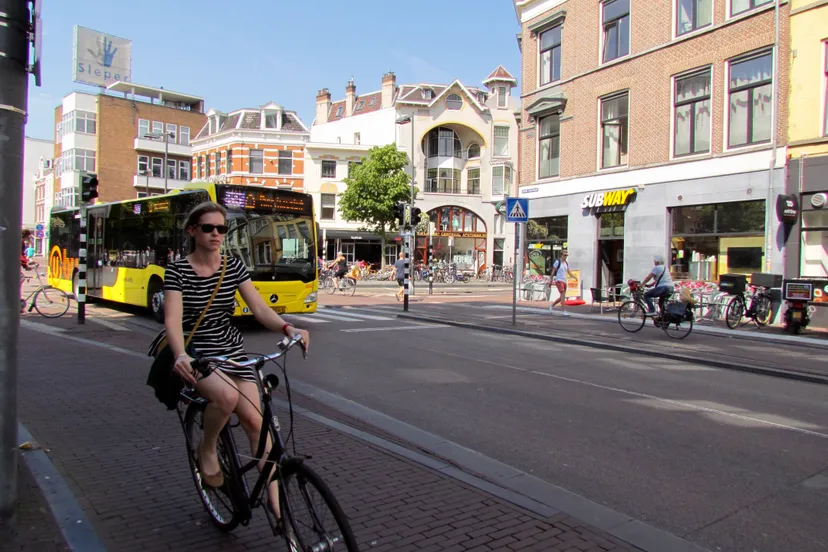 potterstraat fietser
