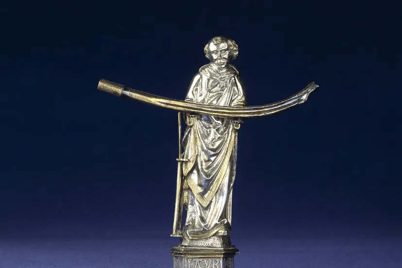 reliekhouder sint laurentius met rib