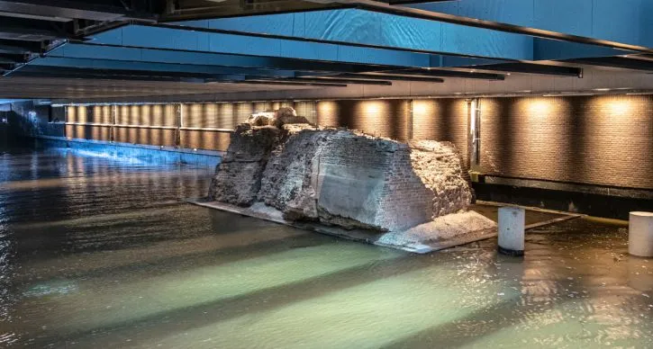 restanten noordwest toren kasteel vredenburg