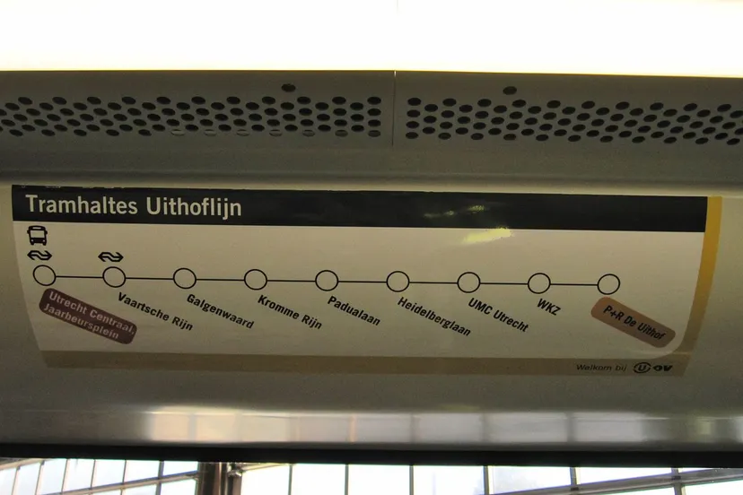 routeschema uithoflijn