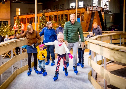 schaatsen spoorwegmuseum