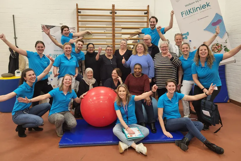 team van de fit kliniek in het diakonessenhuis