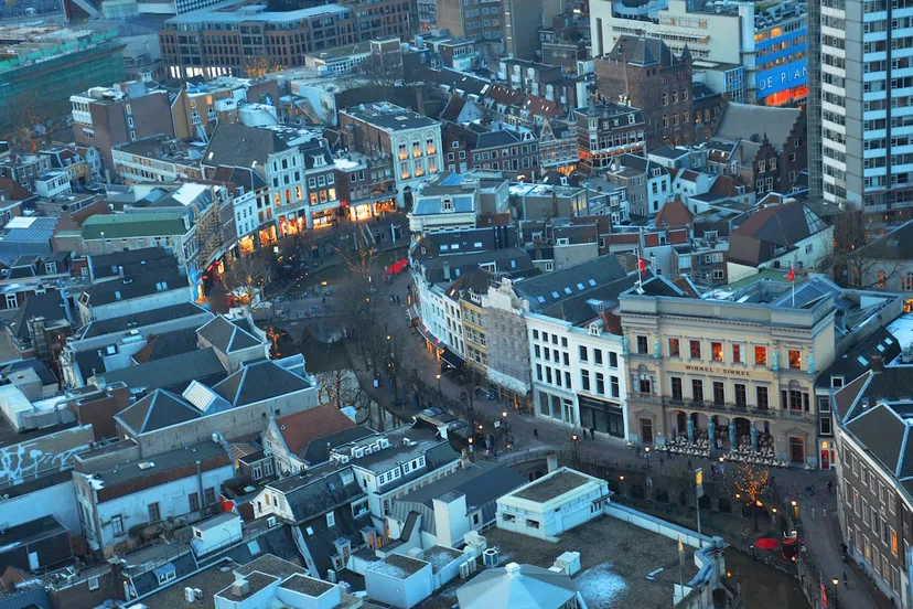 utrecht city from dom tower