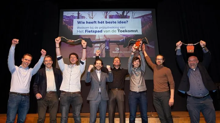 winnaars bedrijven prijsvraag het fietspad van de toekomst