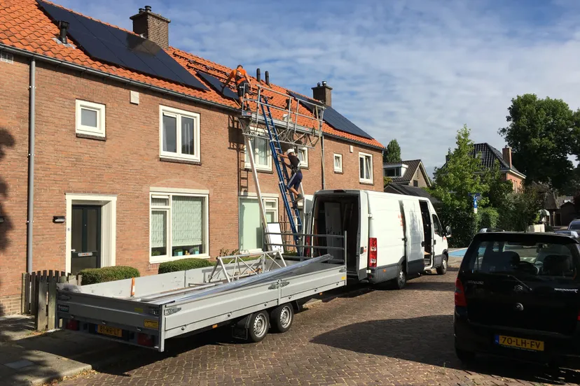 zonnepanelen ten baanstraat