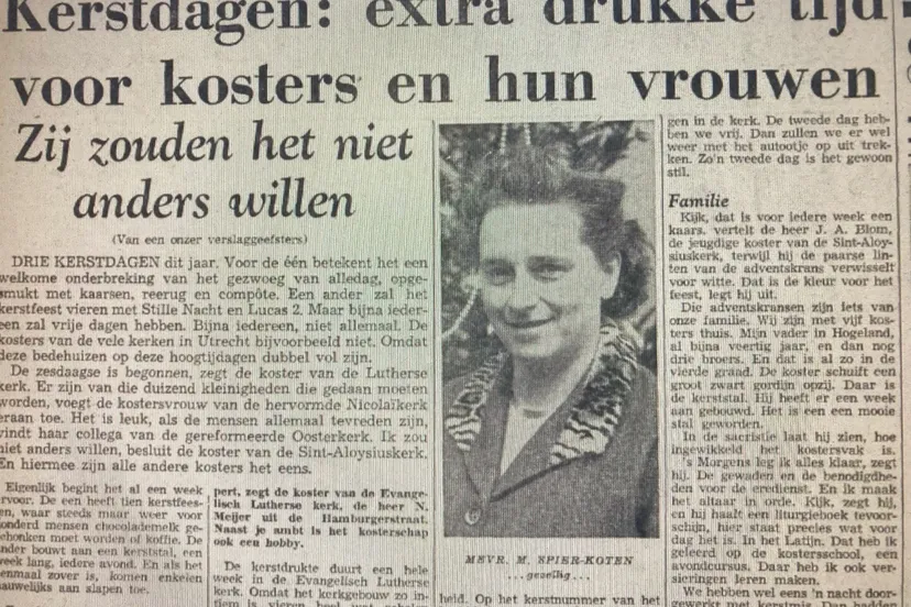 kosters tijdens kerst