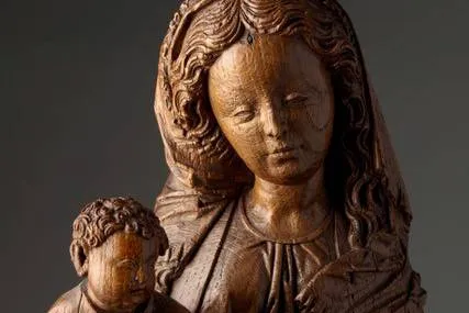 6. Meester van de Utrechtse Stenen Vrouwenkop, Maria met Kind, Museum Catharijneconvent, foto AVROTROS